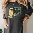 67 Teacher Halloween Skeleton Ghost Six Seven Meme Math Women's Comfort Colors T-Shirt Pepper