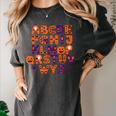 ABCs Learning Kindergarten Teacher Halloween Alphabet Women's Comfort Colors T-Shirt Pepper