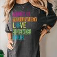 Admit It You Low Key Love Science Bruh Funny Science Teacher Women's Comfort Colors T-Shirt Pepper Admit It You Low Key Love Science Bruh Funny Science Teacher Women's Comfort Colors T-Shirt Pepper
