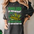 AG Teacher English Is Important But Agriculture Teacher Women's Comfort Colors T-Shirt Pepper