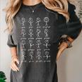 Algebra Dance Graph Figures Math Equation Teacher Women's Comfort Colors T-Shirt Pepper