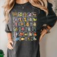 Alphabet Animals Back To School Pre-K Kindergarten Teacher Women's Comfort Colors T-Shirt Pepper Alphabet Animals Back To School Pre-K Kindergarten Teacher Women's Comfort Colors T-Shirt Pepper