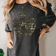Apple Camoflauge Clothing Camo Student Teacher Cute School Women's Comfort Colors T-Shirt Pepper