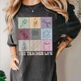Art Teacher Life Retro Groovy Teaching Future Artists Women's Comfort Colors T-Shirt Pepper Art Teacher Life Retro Groovy Teaching Future Artists Women's Comfort Colors T-Shirt Pepper
