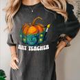 Art Teacher Pumpkin Halloween Night Men Women Women's Comfort Colors T-Shirt Pepper Art Teacher Pumpkin Halloween Night Men Women Women's Comfort Colors T-Shirt Pepper