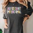 Assistant Principal Back To School Teacher Appreciation Women's Comfort Colors T-Shirt Pepper