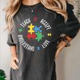 Autism Awareness Teacher Shirt Teach Accept Understand Love Women's Comfort Colors T-Shirt Pepper Autism Awareness Teacher Shirt Teach Accept Understand Love Women's Comfort Colors T-Shirt Pepper