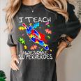 Autism Awareness Teacher I Teach Awesome Superheroes Women's Comfort Colors T-Shirt Pepper Autism Awareness Teacher I Teach Awesome Superheroes Women's Comfort Colors T-Shirt Pepper