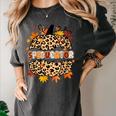 Autumn Fall SPED ED Teacher Thankful Grateful Pumpkin Retro Women's Comfort Colors T-Shirt Pepper Autumn Fall SPED ED Teacher Thankful Grateful Pumpkin Retro Women's Comfort Colors T-Shirt Pepper