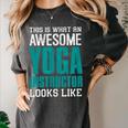 This Is What An Awesome Yoga Instructor Yoga Teacher Women's Comfort Colors T-Shirt Pepper This Is What An Awesome Yoga Instructor Yoga Teacher Women's Comfort Colors T-Shirt Pepper