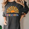 Back To School Hello Preschool For Kids Teacher Women Women's Comfort Colors T-Shirt Pepper