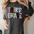 Back To School Third Grade Teacher First Day Of 3rd Grade Women's Comfort Colors T-Shirt Pepper Back To School Third Grade Teacher First Day Of 3rd Grade Women's Comfort Colors T-Shirt Pepper