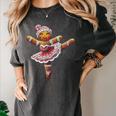 Ballet Dancer Gingerbread Christmas Dance Teacher Girl Women Women's Comfort Colors T-Shirt Pepper Ballet Dancer Gingerbread Christmas Dance Teacher Girl Women Women's Comfort Colors T-Shirt Pepper