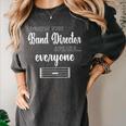 Band Director Shirt Music Teacher Appreciation Women's Comfort Colors T-Shirt Pepper Band Director Shirt Music Teacher Appreciation Women's Comfort Colors T-Shirt Pepper