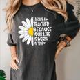 i Became a Teacher Because Your Life Is Worth My Time Women's Comfort Colors T-Shirt Pepper i Became a Teacher Because Your Life Is Worth My Time Women's Comfort Colors T-Shirt Pepper