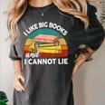 I Like Big Books Cannot Lie Librarian Reading Teacher Women's Comfort Colors T-Shirt Pepper I Like Big Books Cannot Lie Librarian Reading Teacher Women's Comfort Colors T-Shirt Pepper