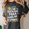 Bilingual Teacher Maestra Spanish Teacher Women's Comfort Colors T-Shirt Pepper Bilingual Teacher Maestra Spanish Teacher Women's Comfort Colors T-Shirt Pepper