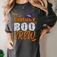 Biology Boo Crew Halloween Biology Teacher Matching For Men Women Kids Women's Comfort Colors T-Shirt Pepper