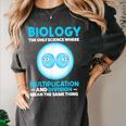 Biology Facts Science Teacher Student Biologist Women's Comfort Colors T-Shirt Pepper