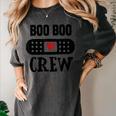 Boo Boo Crew First Aid School Nurse Day Care Teacher Women's Comfort Colors T-Shirt Pepper Boo Boo Crew First Aid School Nurse Day Care Teacher Women's Comfort Colors T-Shirt Pepper