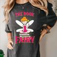 The Book Fairy Reading Teacher Librarian T-Shirt Women's Comfort Colors T-Shirt Pepper