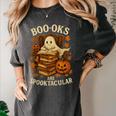 Books Are Spooktacular Ghost Book Reading Halloween Teachers Women's Comfort Colors T-Shirt Pepper Books Are Spooktacular Ghost Book Reading Halloween Teachers Women's Comfort Colors T-Shirt Pepper