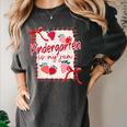 Bow Strawberry Kindergarten Is My Jam Teacher Kinder Team Women's Comfort Colors T-Shirt Pepper Bow Strawberry Kindergarten Is My Jam Teacher Kinder Team Women's Comfort Colors T-Shirt Pepper