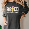 Boys Girls Teachers ABCD Rock Graphic Back To School Class Women's Comfort Colors T-Shirt Pepper Boys Girls Teachers ABCD Rock Graphic Back To School Class Women's Comfort Colors T-Shirt Pepper