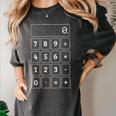 Calculator Costume Halloween Math Teacher Nerd For Men Women Women's Comfort Colors T-Shirt Pepper