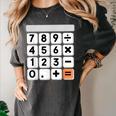 Calculator Easy Halloween Costume For Math Teacher Women's Comfort Colors T-Shirt Pepper