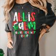 All Calm Said No Teacher Teacher Christmas Lights Women's Comfort Colors T-Shirt Pepper All Calm Said No Teacher Teacher Christmas Lights Women's Comfort Colors T-Shirt Pepper