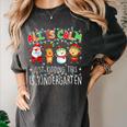 All Is Calm Xmas Kindergarten Christmas Season Teacher Women's Comfort Colors T-Shirt Pepper All Is Calm Xmas Kindergarten Christmas Season Teacher Women's Comfort Colors T-Shirt Pepper