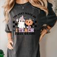 You Cant Scare Me I Teach First Grade Teacher Halloween Women's Comfort Colors T-Shirt Pepper You Cant Scare Me I Teach First Grade Teacher Halloween Women's Comfort Colors T-Shirt Pepper
