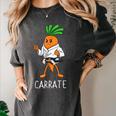 Carrate Karate Carrot Student Teacher Trainee Trainor Women's Comfort Colors T-Shirt Pepper Carrate Karate Carrot Student Teacher Trainee Trainor Women's Comfort Colors T-Shirt Pepper