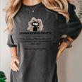 Cat Exhausted Teacher Exhausterwhelmulated Definition Women's Comfort Colors T-Shirt Pepper Cat Exhausted Teacher Exhausterwhelmulated Definition Women's Comfort Colors T-Shirt Pepper