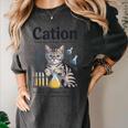 Cation Shirt Cat Science Chemistry Teacher Chemist Pun Women's Comfort Colors T-Shirt Pepper Cation Shirt Cat Science Chemistry Teacher Chemist Pun Women's Comfort Colors T-Shirt Pepper