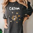 Catom Science Teacher Chemistry Lover Physics School Cat Women's Comfort Colors T-Shirt Pepper Catom Science Teacher Chemistry Lover Physics School Cat Women's Comfort Colors T-Shirt Pepper