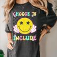 Choose To Include Special Education Teacher Autism Awareness Women's Comfort Colors T-Shirt Pepper
