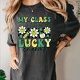 My Class Is Full Of Lucky Charms St Patricks Day Teacher Women's Comfort Colors T-Shirt Pepper My Class Is Full Of Lucky Charms St Patricks Day Teacher Women's Comfort Colors T-Shirt Pepper
