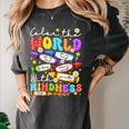 Color The World With Kindness Crayon Positivity Teacher Women's Comfort Colors T-Shirt Pepper