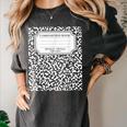 Composition Notebook Matching Group Halloween Teachers Women's Comfort Colors T-Shirt Pepper