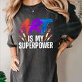 Cool Art For Men Women Art Teacher Artist Painter Superpower Women's Comfort Colors T-Shirt Pepper Cool Art For Men Women Art Teacher Artist Painter Superpower Women's Comfort Colors T-Shirt Pepper