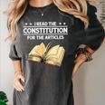 Cool History Teacher Read The Constitution For The Articles Women's Comfort Colors T-Shirt Pepper
