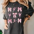 Coquette Bow Ballet Dance Teacher Coquette Women Dancing Women's Comfort Colors T-Shirt Pepper Coquette Bow Ballet Dance Teacher Coquette Women Dancing Women's Comfort Colors T-Shirt Pepper
