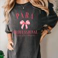 Coquette Bow Paraprofessional School Para Squad Teacher Aide Women's Comfort Colors T-Shirt Pepper Coquette Bow Paraprofessional School Para Squad Teacher Aide Women's Comfort Colors T-Shirt Pepper