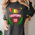 Crayon Box Fun Teacher Student Crayon Squad Halloween 2022 Women's Comfort Colors T-Shirt Pepper Crayon Box Fun Teacher Student Crayon Squad Halloween 2022 Women's Comfort Colors T-Shirt Pepper