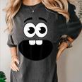 Creepy Carrots Face Teacher Halloween Costume Matching Women's Comfort Colors T-Shirt Pepper Creepy Carrots Face Teacher Halloween Costume Matching Women's Comfort Colors T-Shirt Pepper