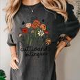Cultivando Bilingues Dual Language Crew Bilingual Teacher Men Women Girls Kids Women's Comfort Colors T-Shirt Pepper
