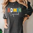 Cute Admin Squad Crew Team Back To School Teacher For Men Women Women's Comfort Colors T-Shirt Pepper