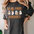 Cute Booooks Ghost Read More Books Teacher Halloween Women's Comfort Colors T-Shirt Pepper Cute Booooks Ghost Read More Books Teacher Halloween Women's Comfort Colors T-Shirt Pepper